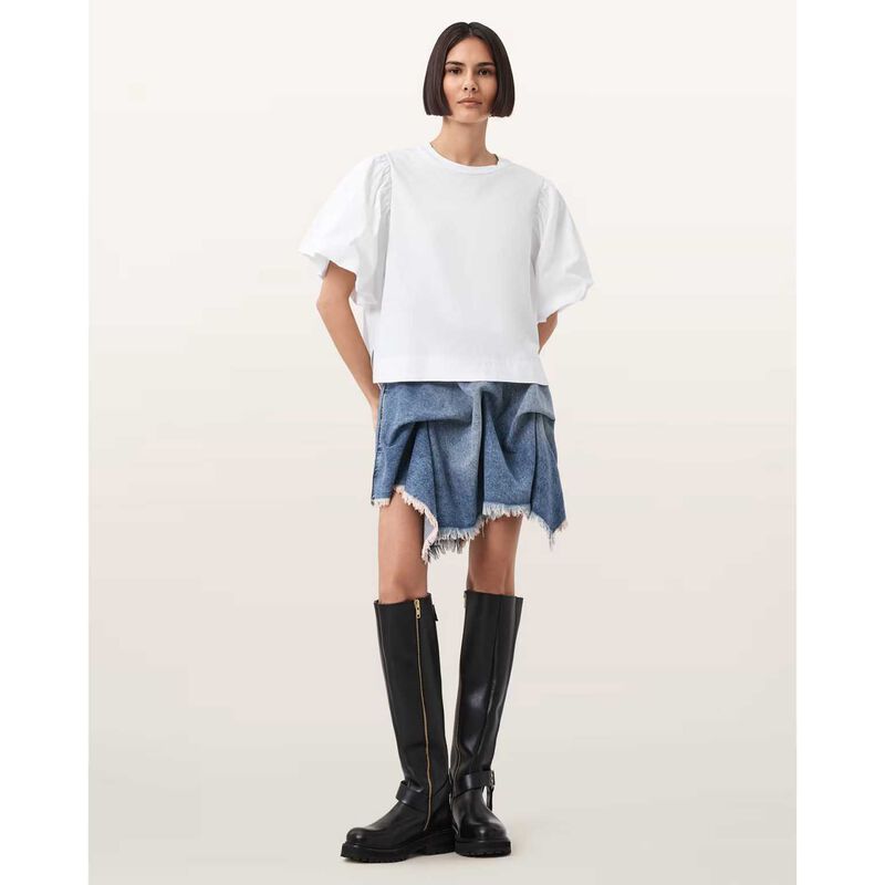 AllSaints Crissy Denim Mini Skirt image number 3
